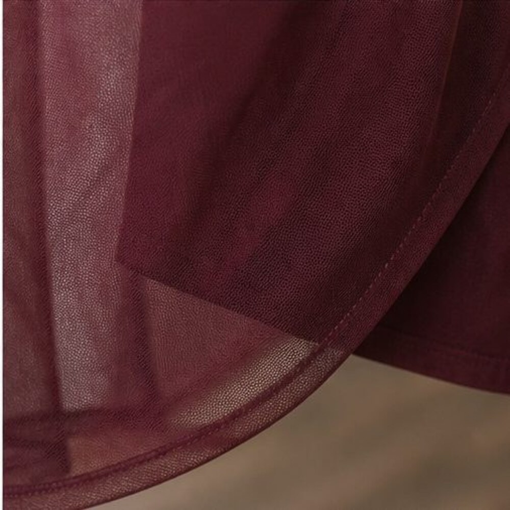 Burgundy Ruffle Blouse - Picture 6 of 6